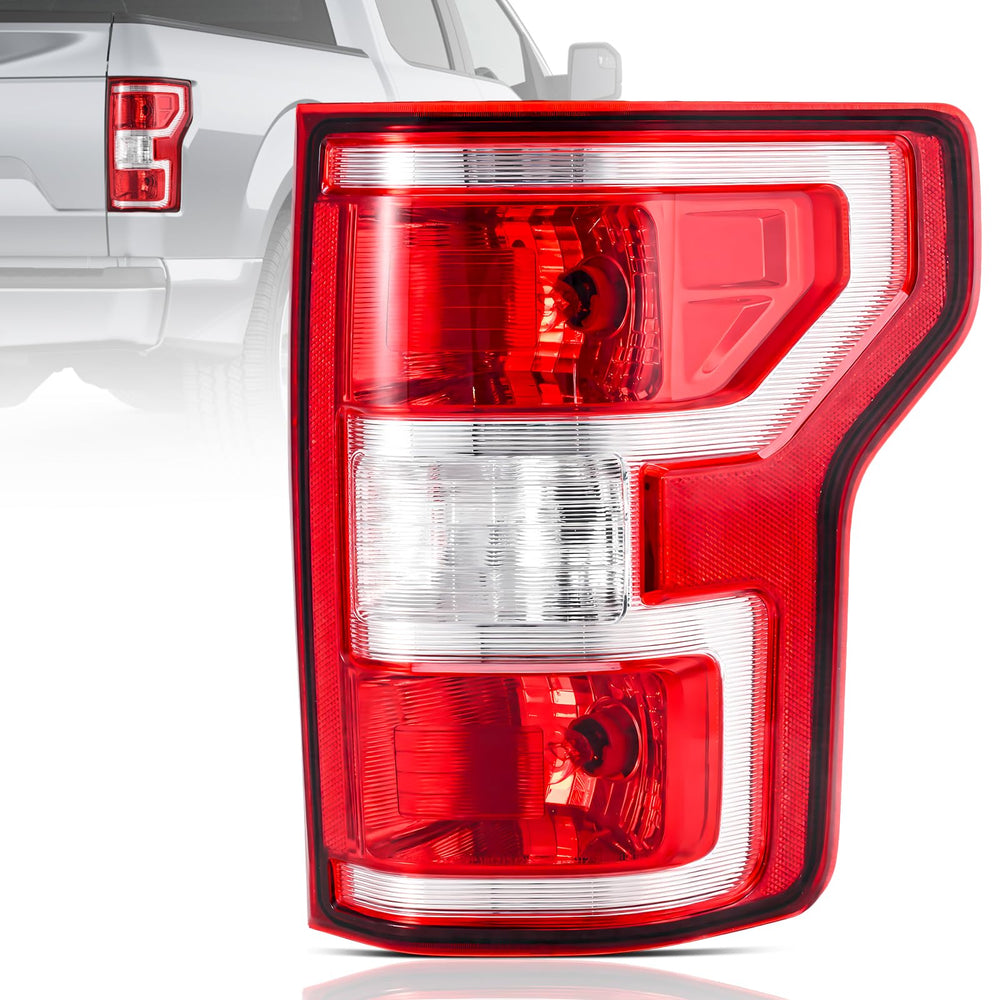 SHINEHOME right passenger tail light front view showing clean fit and improved safety