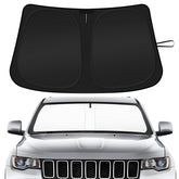SHINEHOME front view installed on Jeep Grand Cherokee blocking sun