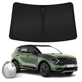 SHINEHOME front view sun shade fitting Kia Sportage NQ5 protects interior from sun