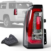 SHINEHOME left tail light front view showing clean design and bright output benefit