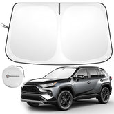 SHINEHOME front packaging showing RAV4 sun shade and benefits