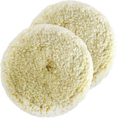 Shineyoo front view of 7-inch wool pad showing plush surface and even cut for fast polishing