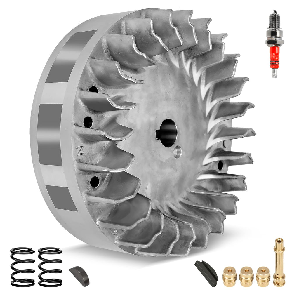 SHIQINHA flywheel front view showing lightweight design and faster revs