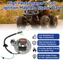 SHIQINHA heavy-duty flywheel puller tool with two-size ends for safe removal