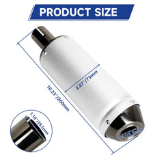SHIQINHA 28mm inlet close-up demonstrating precise fit and easy installation