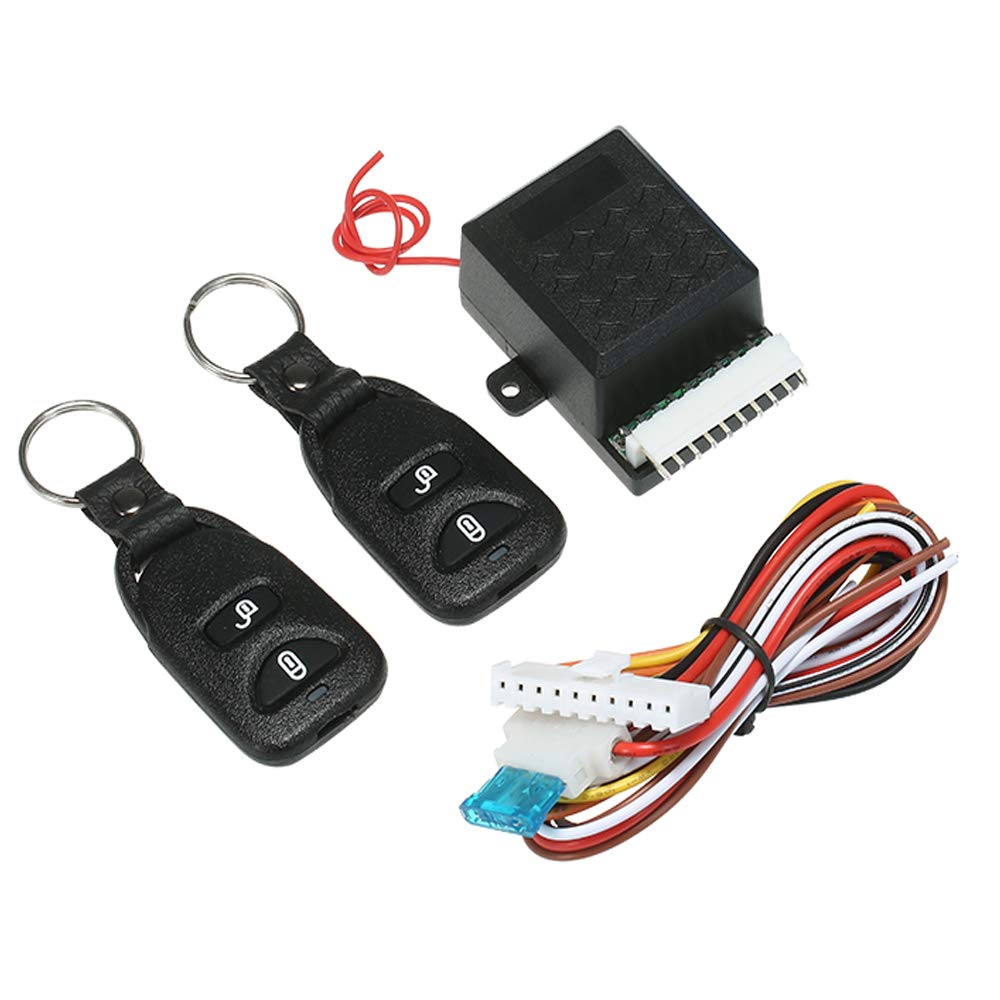 Shkalacar front view of control module and two remotes showing compact design and easy integration