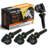 SHOCKENT front packaging four-piece TPMS kit showing ready-to-install sensors benefit convenience