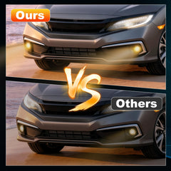 Shocklight side profile showing housing shape for correct OEM alignment