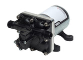 SHURFLO Revolution front view showing compact pump and reliable flow