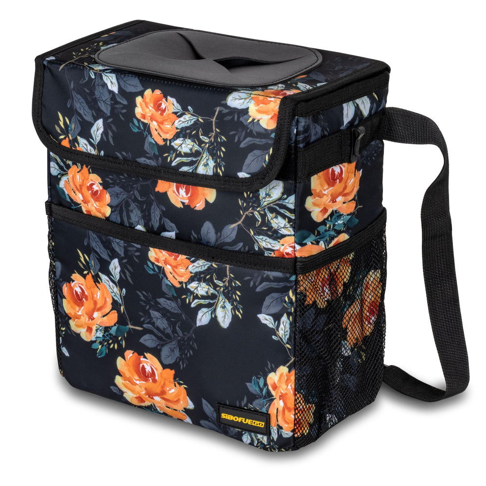 SIBOFUEGO front view with lid showing cute pattern and tidy appearance