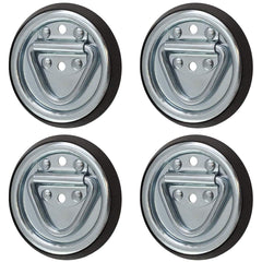 Sierra Pacific Engineering front view of four D-ring tie-downs showing compact mount and secure hold