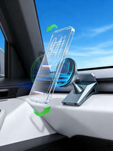 SiLiANK front view of Cybertruck phone mount showing sleek design and secure hold