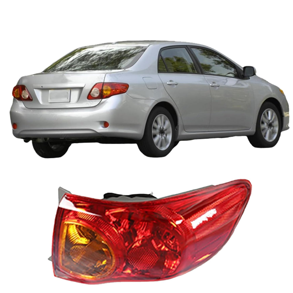 Silscvtt right tail light front view showing red lens and restored appearance