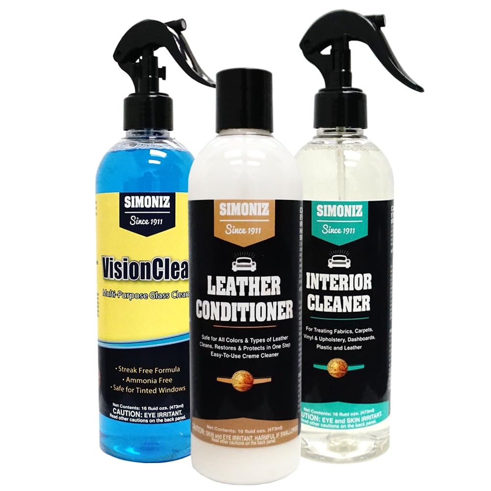 Simoniz front packaging showing product bottle and label benefits