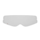 SIMPSON clear shield front view showing precise fit and protection