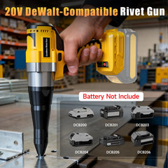 SINGTIP rivet gun side profile highlighting balance for reduced fatigue