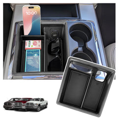 Sinminou front view of tray showing organized compartments and neat storage benefit
