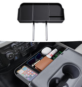 Sinvanho front view tray showing clean OEM fit and added storage benefit