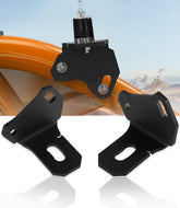 sixcow front view of two-pack whip mount showing fit and finish benefit