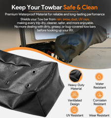 sixcow soft felt lined interior protecting tow bar finish benefit