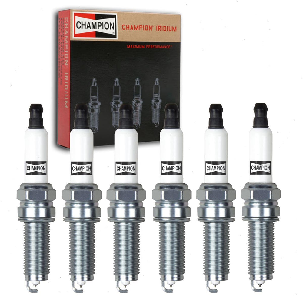 Sixity Auto Champion 6-pack front box showing authentic packaging and OE fit benefits