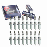 Sixity Auto NGK Iridium front packaging showing full 16-piece kit and fitment benefit