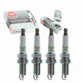 Sixity Auto NGK V-Power front packaging showing four spark plugs and part labeling for correct fit