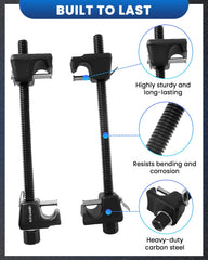 SIXIWANZI tool in use on a MacPherson strut demonstrating safe spring removal