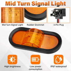 Sixzoo close-up of LED array and reflector for improved visibility benefit