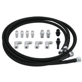 SJDYYMX front view of complete hose kit showing hoses and adapters for reliable cooling