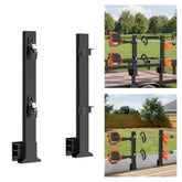 SJPULMO front view of rack mounted to trailer showing secure storage benefit