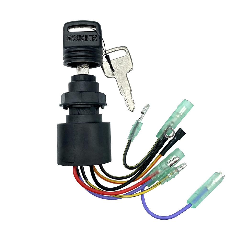 SKARUMMER front view ignition switch showing key slot and durable housing for reliable starts