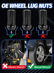 SKCOAUTO closed-end lug nut tip close-up protecting internal threads from corrosion