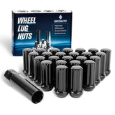 SKCOAUTO front view of 24-piece lug nut set showing contents and benefit of complete kit