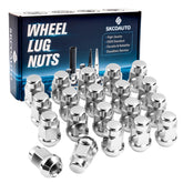 SKCOAUTO front packaging showing 20 lug nuts and brand for easy identification