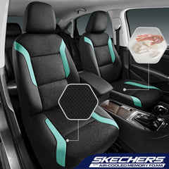Skechers memory foam texture close-up illustrating contouring support