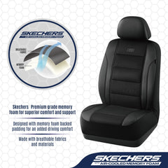 Skechers memory foam close-up displaying cushioning for long-drive comfort
