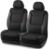 Skechers front seat cover full view showing fit and protection