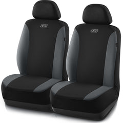 Skechers front seat covers front view showing neat fit and comfort