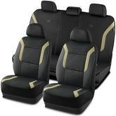 Skechers front seat full view showing fit and upgraded comfort