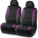 Skechers front seat cover full view showing purple style and seat protection