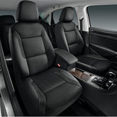 Skechers front seat full view showing fit and comfort benefits