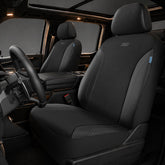 Skechers front seat full view showing protective fit and improved comfort