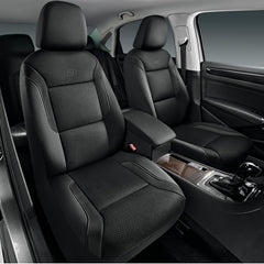 Skechers front seat full view showing fit and comfort benefits