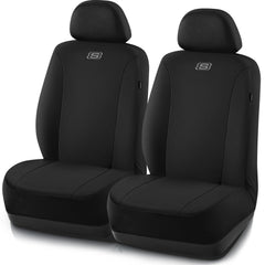 Skechers full front seat covers shown installed, protecting seats and styling interior