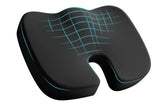Skechers front view of seat cushion showing ergonomic U-shape and comfort