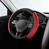 Skechers front view showing black and red design and comfortable grip