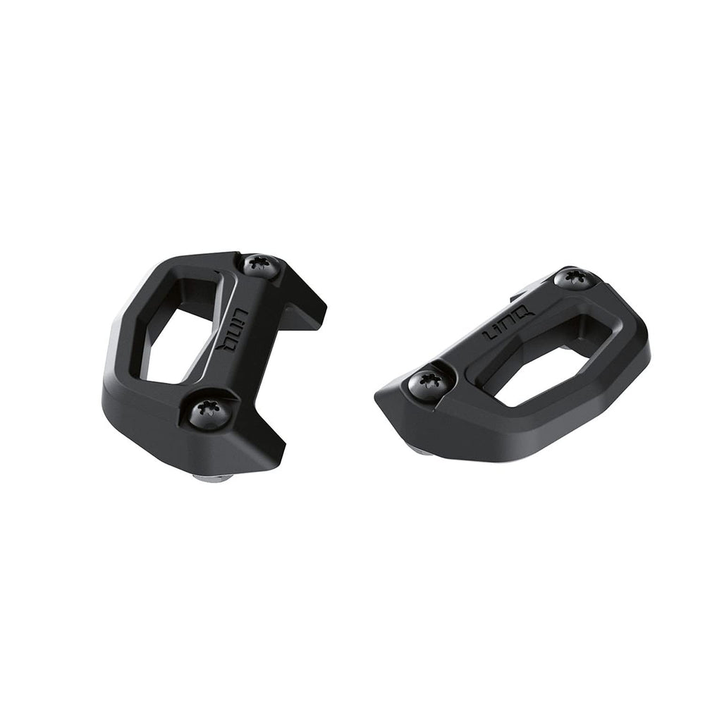 Ski-Doo cargo LinQ bases front view showing correct fit and quick attachment