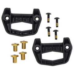 Ski-Doo LinQ bases close-up of hardware highlighting secure factory mounting