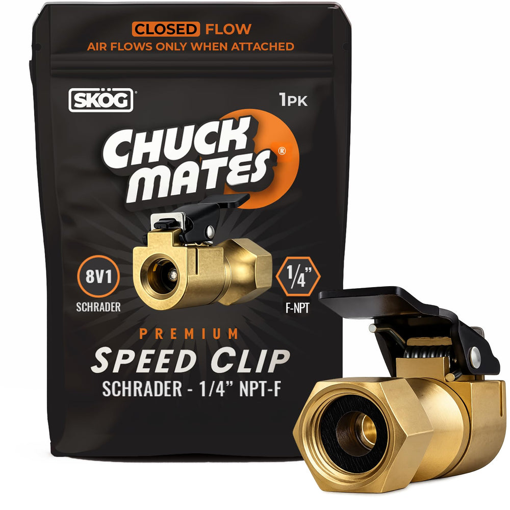SKÖG front view of Chuck Mates showing compact professional design and fast use benefit